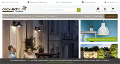 Desktop Screenshot of click-licht.de